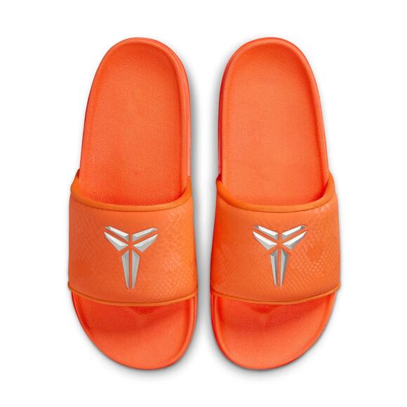 Mens 11 Nike Kobe Offcourt Slide Orange Silver Open Toe Sandals IF2870-800 NEW main image 4